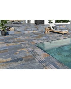 Pavimento porcelânico pedra azul 30x60cm C3 Aspen
