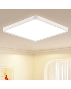 Nettlife luz de teto plana LED-23cm 18w lâmpada de cozinha quadrada