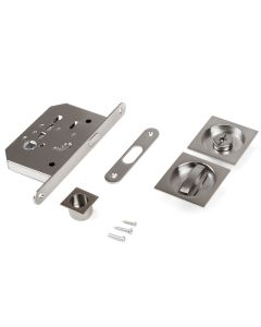 Kit da fechadura com roseta per portas de correr.