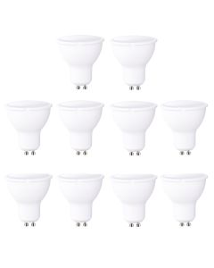 Pack 10 lâmpadas a2bc LED gu10 8w luz neutra 4000k
