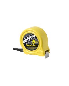 Fita métrica - wolfpack - especialista - 5 metros - aço revestido - plástic