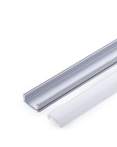 Perfil alumínio para a tira LED LED - difusor leitoso su-a1707 x 2m