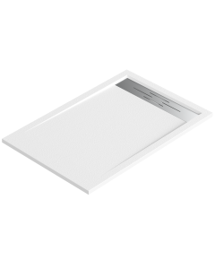 Base duche resina com válvula e grelha | branco | 70 x 170cm