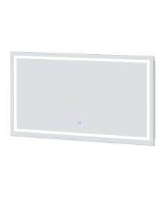 Espelho de casa de banho LED 100×80cm+anti-embaciamento