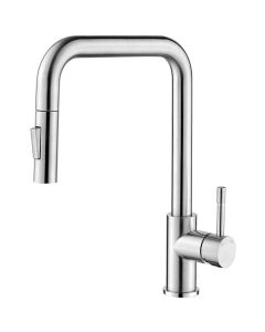 Misturador de cozinha - cecipa - expansível - aço inoxidável escovado - 2 f
