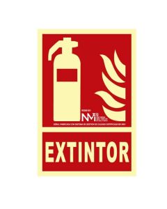 Panneau de extinção - normaluz - rd00101 - sinal luminescente - classe b -