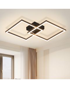 Nettlife luz de teto LED quarto luz de teto 24w lâmpada sala estar branco