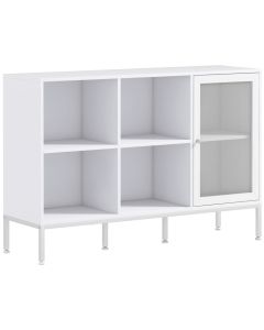 Aparador de cozinha 120x37x81,5 cm color blanco Homcom, casa - cozinha
