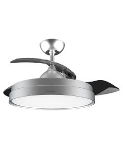 Cecotec ventoinha de teto com pás retrácteis e acabamento branco, iluminaçã