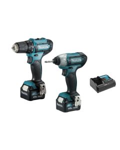 Conjunto de 2 máquinas 12 v bl1040b (df333d + td110d) - Makita - com 2 bate