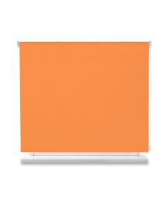 Estor enrollable opaco naranja 220x250cm.