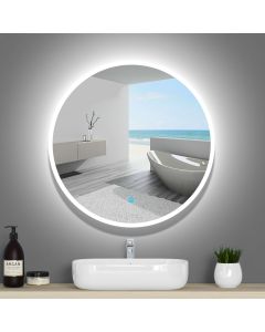 Espelho de casa de banho LED 60cm + interrutor tátil