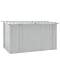 Caixa de arrumação para jardim 171x99x93 cm cinzento