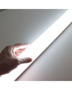 luminárias LED 150cm 45w 6000k branco frio, régua e tela