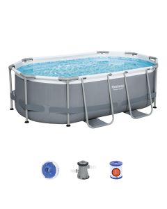 Conjunto de piscina desmontável bestway® power steel ™ de 3,05 m x 2,0