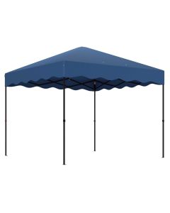 Tenda dobrável 297x297x287 cm metal e tecido oxford color azul Outsunny