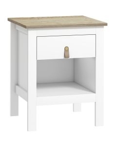 Mesa de cabeceira 45x40x55 cm color blanco Homcom, casa - quarto