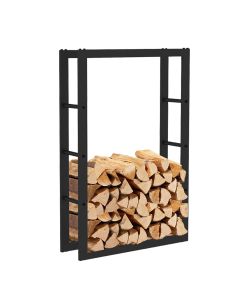 Porta-lenha de interior kekai rack iii 60x25x100 cm armazenamento de m