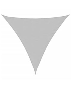 vidaXL toldo de vela poliéster oxford 100% gris claro 3x3x3 m