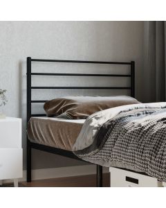 Cabeceira de cama 107 cm metal preto ptob2189