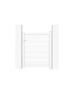 Portão de jardim vogel 1m h.120cm branco