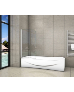 Aica tela dobrável para banheira,vidro 4mm,cinza fosco,(69-70)x140cm
