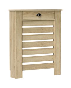 Cobertura para radiador 78x19x95,5 cm mdf color marrón Homcom