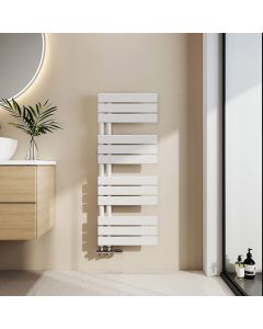 Emke toalheiro água quente 1041x400mm, 456w, branco, ligação lateral