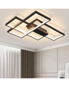 Luminária de teto LED nettlife, iluminação de teto moderna com 3