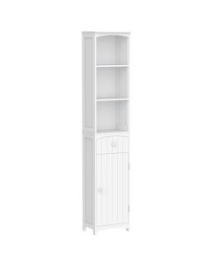 Coluna casa de banho 34x24x170 cm mdf color blanco Homcom