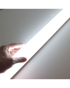 Luminárias LED 120cm 36w 6000k branco frio, difusor mate
