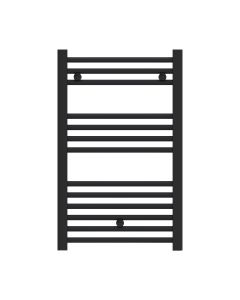 Radiador toalheiro de agua ocean preto 803x550mm