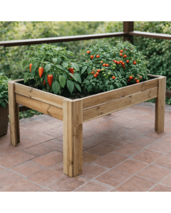 Horta urbana- mesa de cultivo hana profunda 20cm vidahuerto 120x80x80 cm