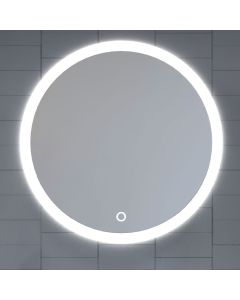 Kibath espelho LED 20w moo 20w redondo 80 cm espelho 6000k