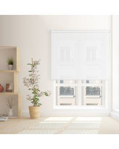 Estore de rolo screen  abertura 10%  branco 150 x 190cm