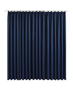 Cortina blackout com ganchos 290x245 cm azul