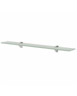 Prateleira flutuante vidro 70x10 cm 8 mm