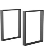 Pés para mesa 60x8x72 cm aço Homcom, casa - mesas