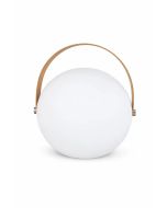 Candeeiro de mesa LED recarregável rgbw d20 cm 5w ip65 com comando