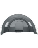 Tenda de campanha para 6 pessoas com toldo e janelas, 480 x 350 x 195 cm