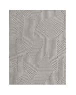 Tapete 230x160x1,7 cm poliéster e aLGodão color gris Homcom