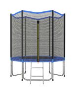 Cama elástica exterior 183x183x200 cm aço, pp color azul sportnow