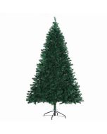 Árvore de natal ф102x180 cm PVC e aço color verde Homcom, casa - natal