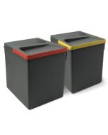 Balde do lixo para gavetao de cozinha recycle, altura 266