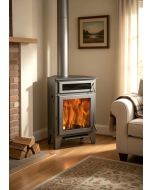 Fogão a lenha de canto  R5 com forno de potência máxima - 11 kW / 85%