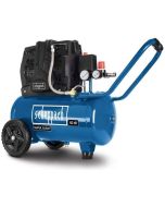 Compressor de ar silencioso horizontal de dois cilindros scheppach hc25si -