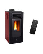 Salamandra a pellets anita 11,6 kw bordeaux sannover