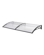 Toldo exterior mellerud para portas com proteção transparente 300x100 cm