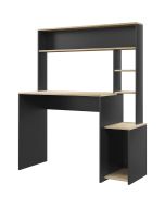 Secretária para computador 114x45x138 cm bicolor Homcom