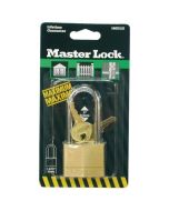 Cadeado de latão maciço - master lock - 50mm - fechadura com aba dupla - id